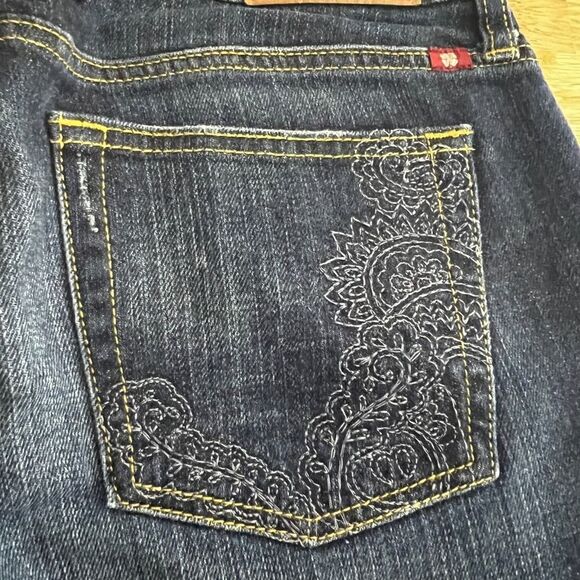 LUCKY BRAND ASHFORD CLASSIC RIDER EMBROIDERED CASUAL EVERYDAY WEAR PREMIUM JEANS - Picture 4 of 13
